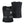 AlphaCool black cooling vest with front zipper and side adjustment straps