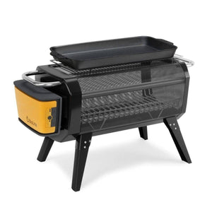 BioLite FirePit Plus with grill grate and griddle top
