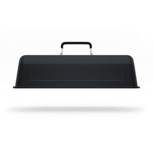 BioLite black rectangular grill lid with a top handle