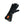 California Heat black heated motorcycle glove with orange power button on cuff
