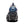Black Diamond traction device attached to a grey and blue trail running shoe