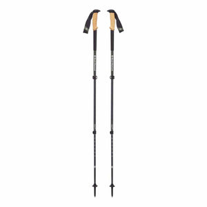 Black Diamond trekking poles with cork grips