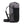 Black Diamond grey and black technical climbing backpack with side mesh pockets and shoulder straps