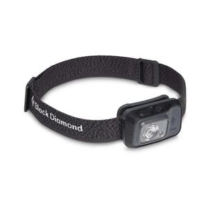 Black Diamond Cosmo 350 headlamp with black adjustable strap