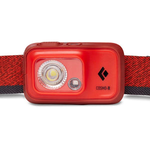 Black Diamond Cosmo-R red headlamp with adjustable strap