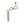 Black Diamond ice screw with a metal hanger and a textured red crank handle