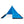 Blue Black Diamond pyramid tent on white background