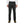 Black Diamond black technical pants with integrated belt and zippered pockets