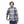 Man wearing a blue and tan plaid long sleeve button down shirt