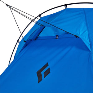 Black Diamond blue tent vent detail with guy line