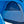 Interior view of a blue camping tent featuring a mesh window panel