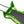 Black Diamond crampon heel piece with green metal frame and black cable attachment