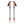 Black Diamond trekking poles with cork grips and red straps