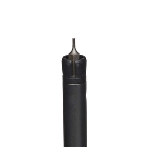 Close up of a black precision screwdriver tip