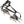 Black Diamond climbing crampons with metal spikes and adjustable black straps