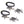 Black Diamond crampons with metal spikes and adjustable black straps