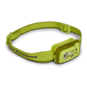 Black Diamond yellow headlamp with adjustable strap