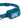 Black Diamond Storm-R headlamp with blue strap and USB charging cable connected