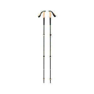 Black Diamond trekking poles with cork grips