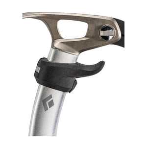 Black Diamond ice axe head with adjustable pommel