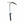 Black Diamond ice axe with silver curved shaft and black grip