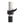 Black plastic locking lever on a silver metal telescopic pole
