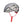 Black Diamond grey climbing helmet with red chin strap