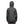 Back view of a Black Diamond charcoal hooded jacket