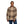 Person wearing a brown and tan plaid button down flannel shirt