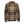 Brown and tan plaid button down long sleeve flannel shirt