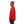 Person wearing a red long sleeve button down shirt viewed from the side