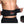Person wearing a Black Ice cooling back support belt
