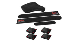 Black Ice replacement pad set including straps and four small rectangular pads