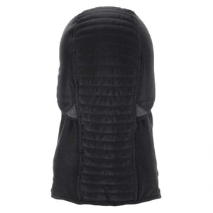Black quilted balaclava headgear