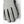 Hestra grey textured knit glove with black finger gussets