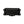 Bottom view of a black Briggs and Riley suitcase showing four spinner wheels and a handle