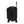 Side view of a black Briggs and Riley rolling carry on suitcase with extended handle
