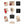 Collage showing interior compartments and exterior features of a black garment bag suitcase