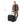 Man standing next to a black Briggs and Riley rolling garment bag with a height reference line