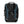 Back view of Briggs and Riley blue and black backpack showing padded shoulder straps and mesh back panel