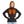 Woman wearing a black Venture Heat heated quarter zip pullover with glowing chest heating elements