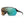 Smith Optics tortoise shell frame sunglasses with a large green reflective shield lens
