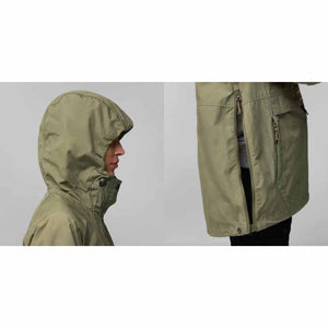 FjallRaven jacket hood and side zipper detail