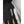 Hestra black and white leather glove with embroidered logo