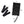 Black heating pad with dimensions 13 by 22.5 inches and a 3 by 10 inch strap