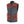 Grey sleeveless heated vest with red heat zone graphics