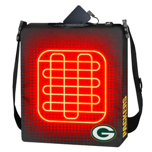 ActionHeat Green Bay Packers heated stadium seat with battery pack