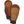 Hestra brown and tan leather mittens with ribbed detailing and black cuffs