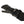 California Heat black leather motorcycle glove with gauntlet cuff and logo patch