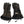 California Heat black leather heated motorcycle gloves with power cables